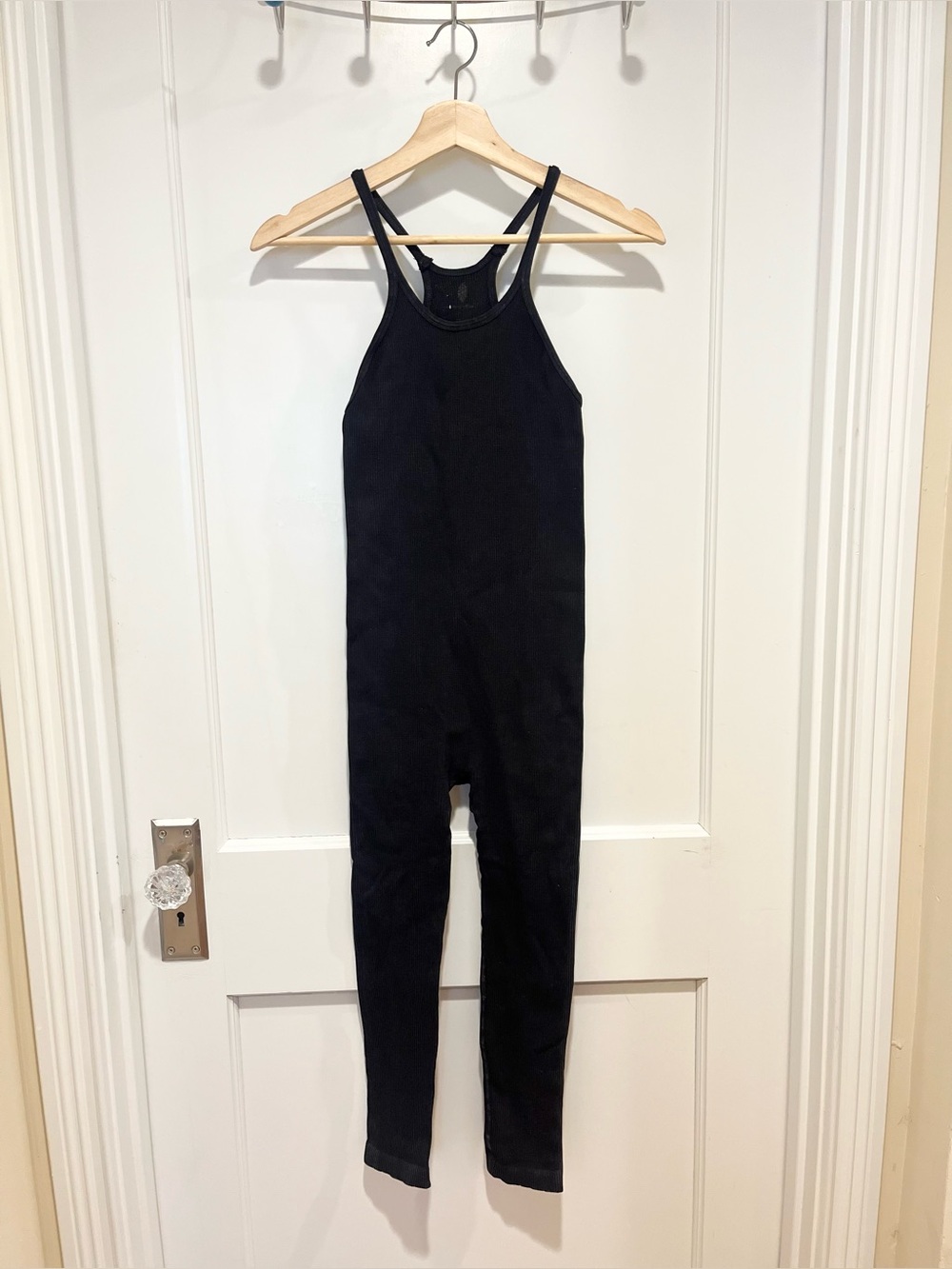 Free People Movement Athletic Workout One Piece Onesie Jumpsuit Navy